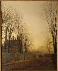 J. A. Grimshaw, Az utolsó rakomány / festmény, 1886